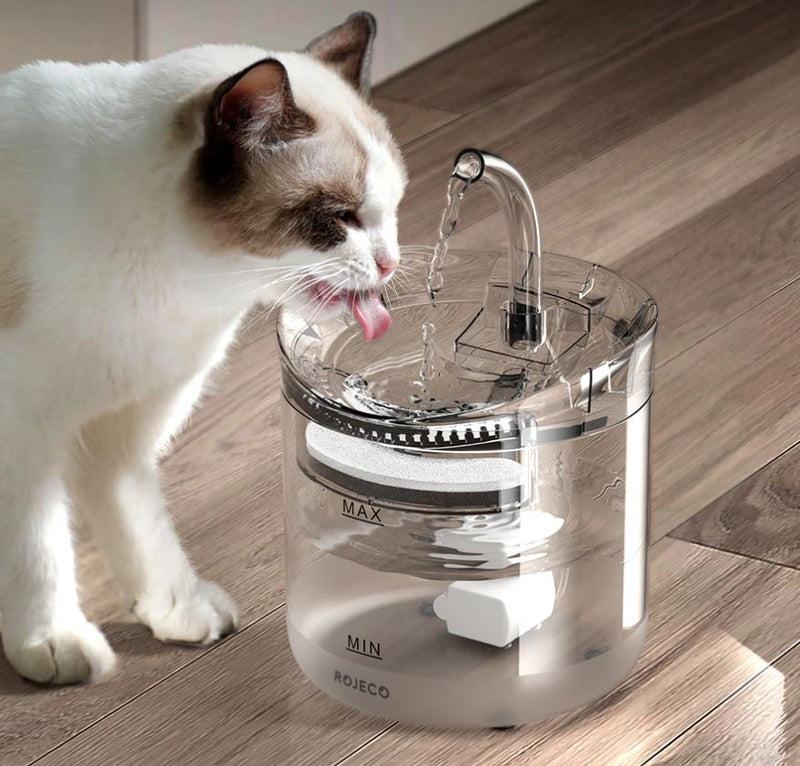 Keep Your Feline Friend Hydrated and Happy with an Automatic 2L Cat Water Fountain Filter Sensor