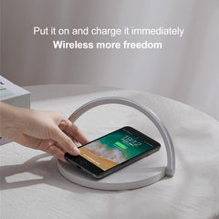 10W Qi Fast Wireless Charger For iPhone Table Night Light Pad