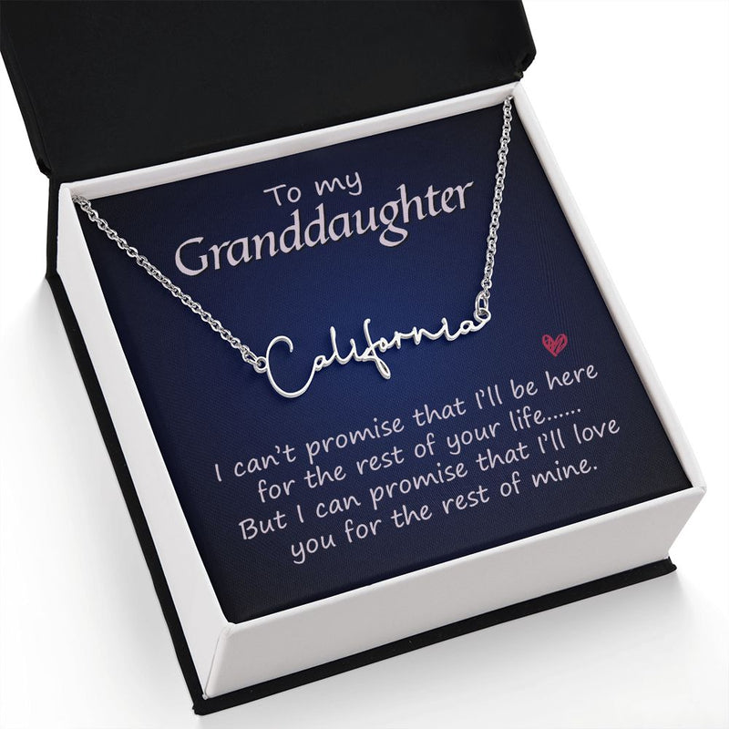 Granddaughter Necklace