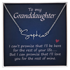Granddaughter Necklace