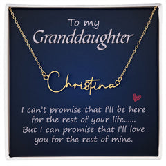 Granddaughter Necklace